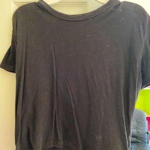 Girls Katie J NYC Size Large Black Short Sleeve Tee Shirt Boutique Purchase